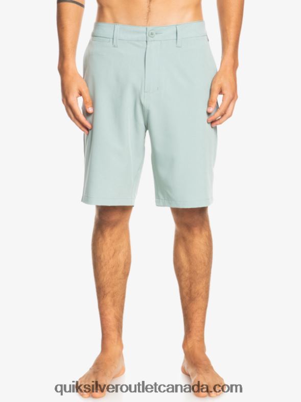 CA Quiksilver Men Ocean Union Amphibian 20 Hybrid Shorts green milieu TX4R2144