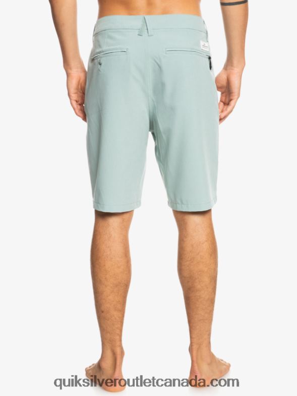 CA Quiksilver Men Ocean Union Amphibian 20 Hybrid Shorts green milieu TX4R2144