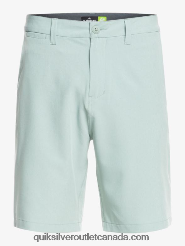 CA Quiksilver Men Ocean Union Amphibian 20 Hybrid Shorts green milieu TX4R2144