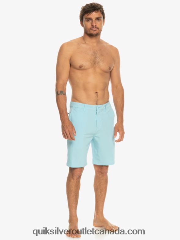 CA Quiksilver Men Ocean Union Amphibian 20 Hybrid Shorts sky blue TX4R2145
