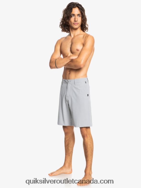 CA Quiksilver Men Ocean Union Amphibian 20 Hybrid Shorts sleet TX4R2137