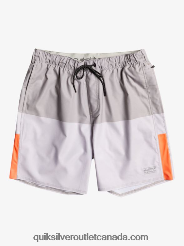 CA Quiksilver Men Omni Stretch 17 Training Shorts grey violet TX4R2828