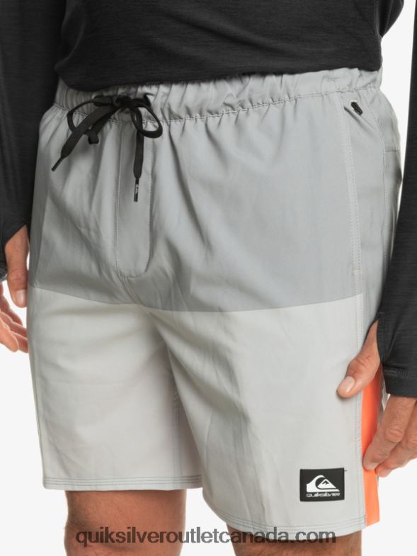 CA Quiksilver Men Omni Stretch 17 Training Shorts grey violet TX4R2828
