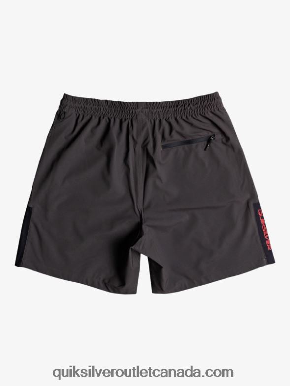 CA Quiksilver Men Omni Training 17 Stretch Shorts phantom TX4R21689