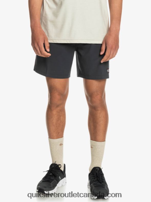 CA Quiksilver Men Omni Training 17 Stretch Shorts phantom TX4R21689