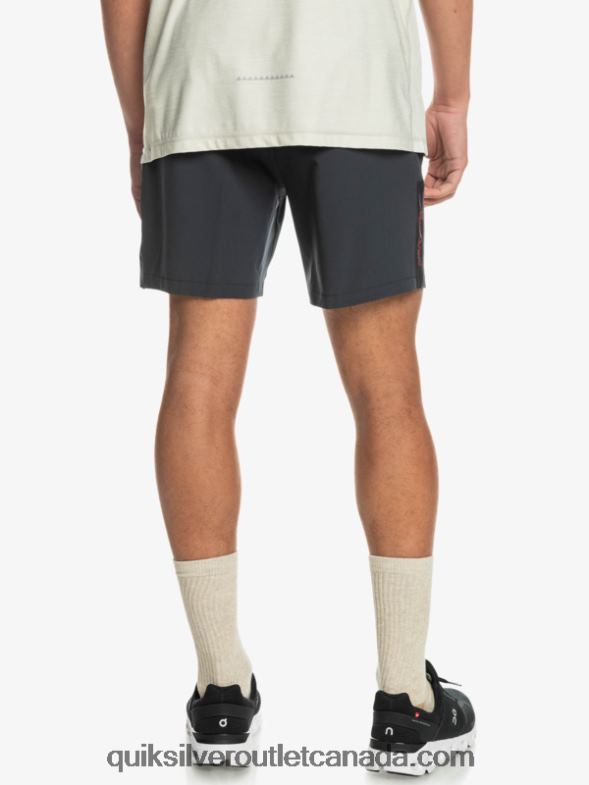 CA Quiksilver Men Omni Training 17 Stretch Shorts phantom TX4R21689