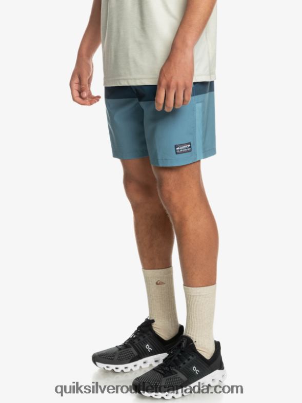 CA Quiksilver Men Omni Training 17 Stretch Shorts provincial blue TX4R21690