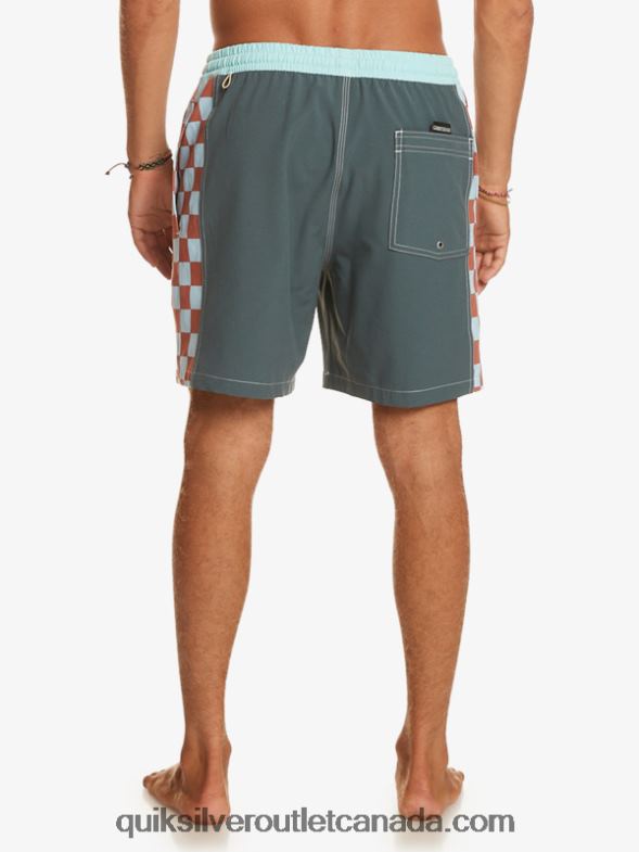 CA Quiksilver Men Original Arch 17 Volleys dark slate TX4R2532