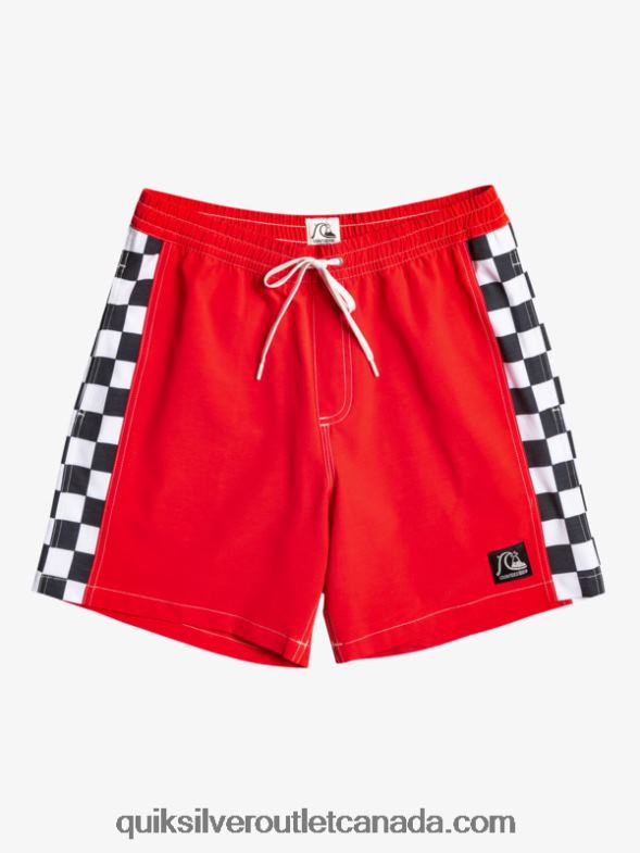 CA Quiksilver Men Original Arch 17 Volleys high risk red TX4R2530
