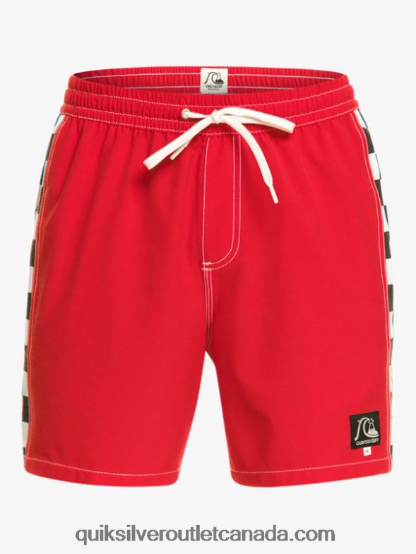 CA Quiksilver Men Original Arch 17 Volleys high risk red TX4R2530