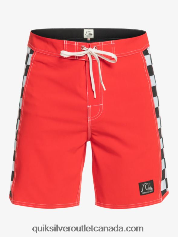 CA Quiksilver Men Original Arch 18 Boardshorts high risk red TX4R2176
