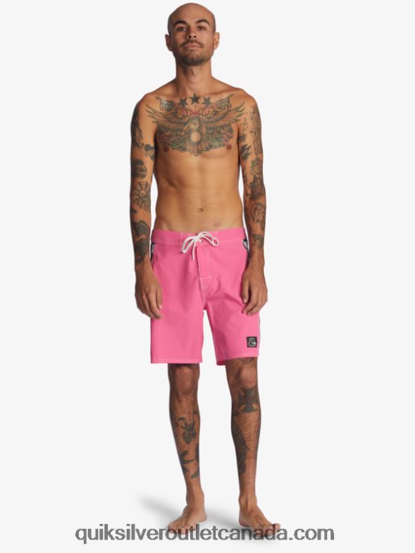 CA Quiksilver Men Original Arch 18 Boardshorts shocking pink TX4R21732