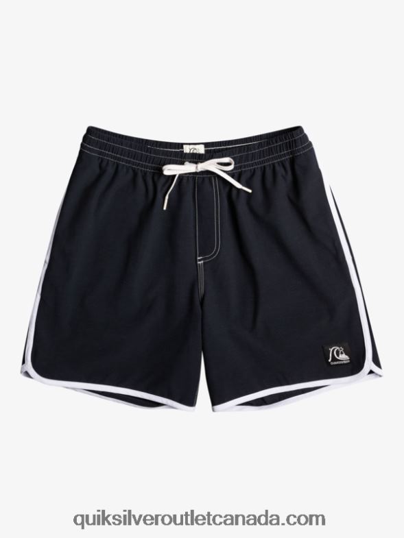 CA Quiksilver Men Original Scallop 17 Volleys black TX4R2200