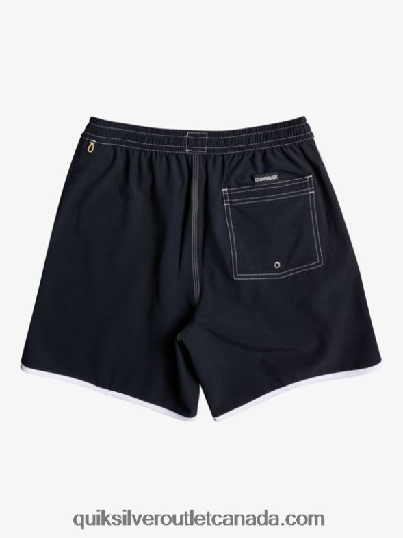 CA Quiksilver Men Original Scallop 17 Volleys black TX4R2200