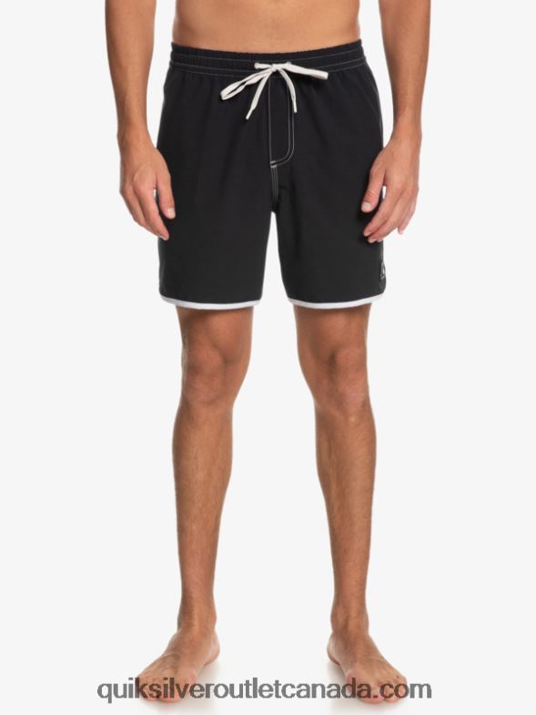 CA Quiksilver Men Original Scallop 17 Volleys black TX4R2200