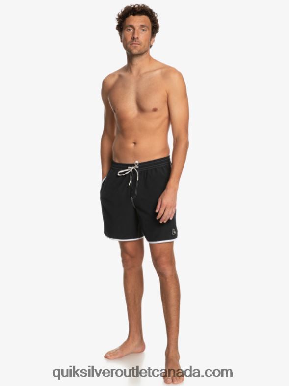 CA Quiksilver Men Original Scallop 17 Volleys black TX4R2200