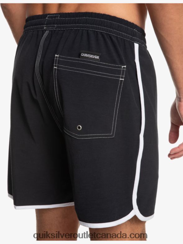 CA Quiksilver Men Original Scallop 17 Volleys black TX4R2200