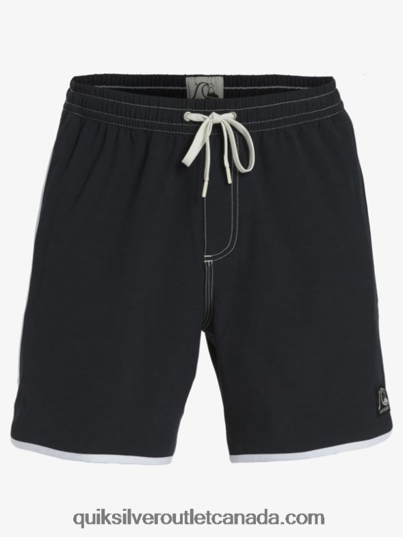 CA Quiksilver Men Original Scallop 17 Volleys black TX4R2200