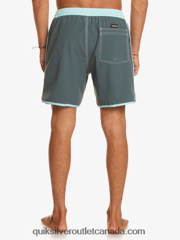 CA Quiksilver Men Original Scallop 17 Volleys dark slate TX4R2201
