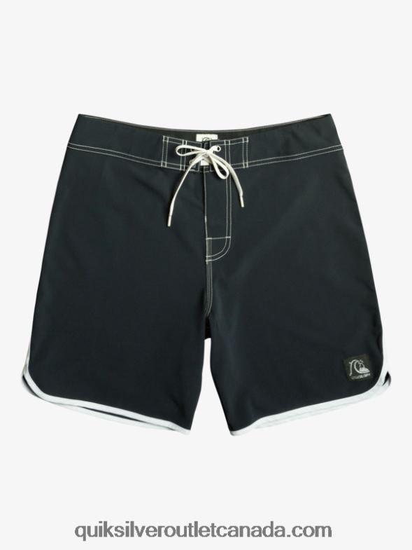 CA Quiksilver Men Original Scallop 18 Boardshorts black TX4R286