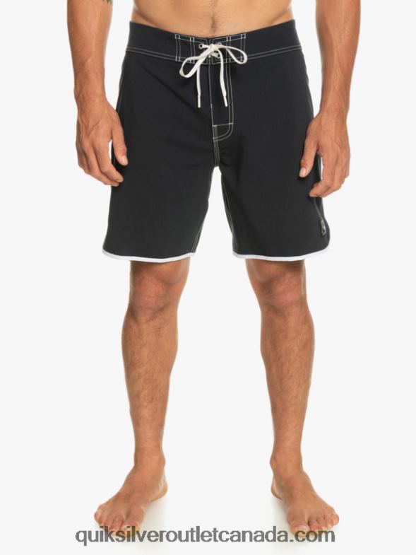 CA Quiksilver Men Original Scallop 18 Boardshorts black TX4R286