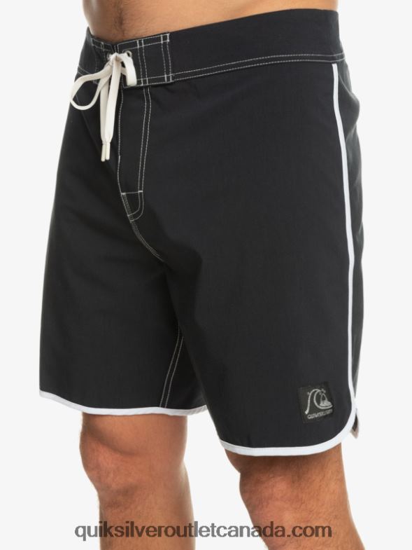 CA Quiksilver Men Original Scallop 18 Boardshorts black TX4R286