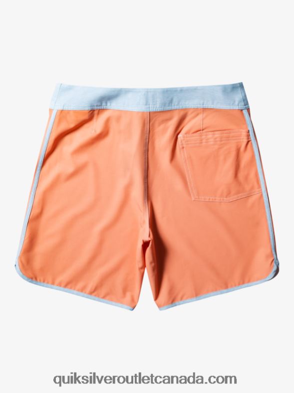 CA Quiksilver Men Original Scallop 18 Boardshorts copper tan TX4R290