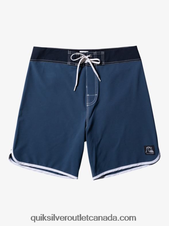 CA Quiksilver Men Original Scallop 18 Boardshorts midnight navy TX4R292