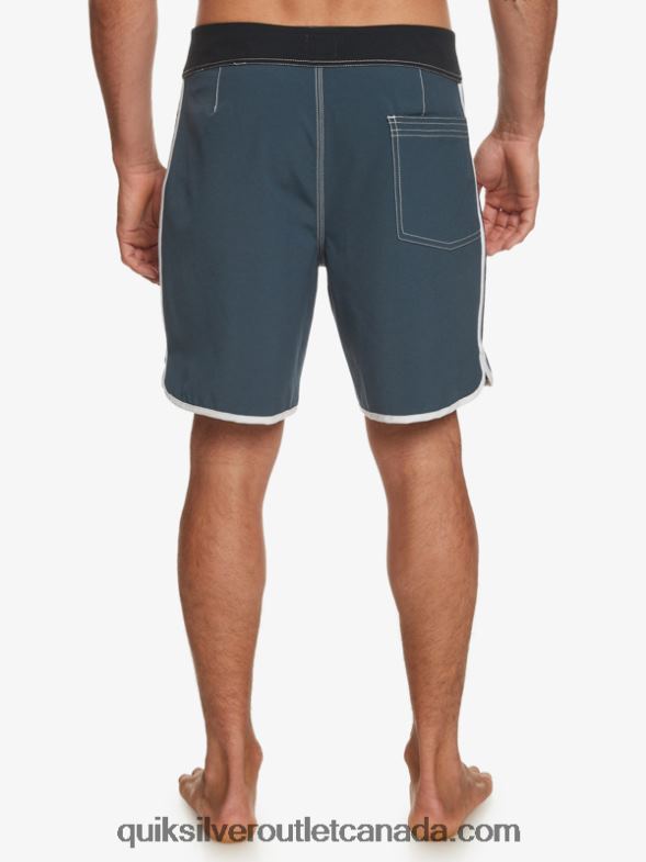 CA Quiksilver Men Original Scallop 18 Boardshorts midnight navy TX4R292