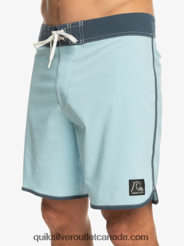 CA Quiksilver Men Original Scallop 18 Boardshorts sky blue TX4R288