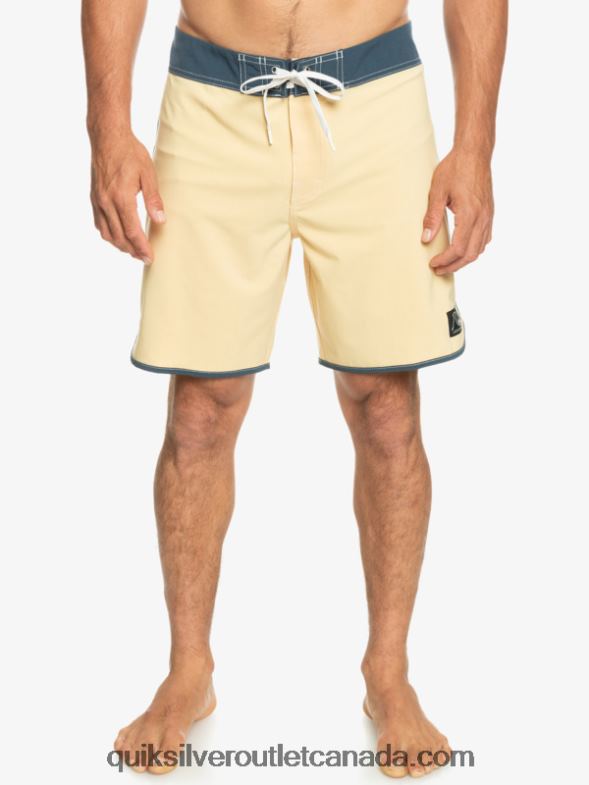 CA Quiksilver Men Original Scallop 18 Boardshorts wheat TX4R294