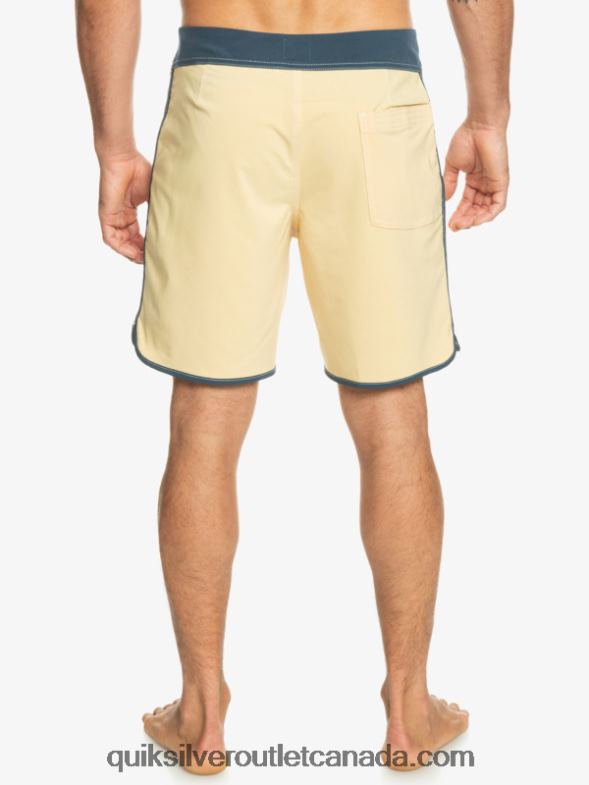 CA Quiksilver Men Original Scallop 18 Boardshorts wheat TX4R294