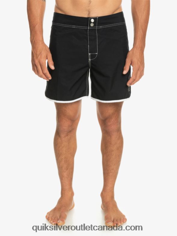 CA Quiksilver Men Original Scallop Snap 16 Boardshorts black TX4R2168