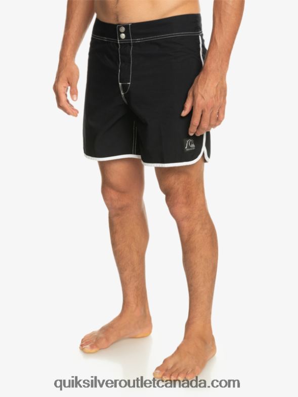 CA Quiksilver Men Original Scallop Snap 16 Boardshorts black TX4R2168