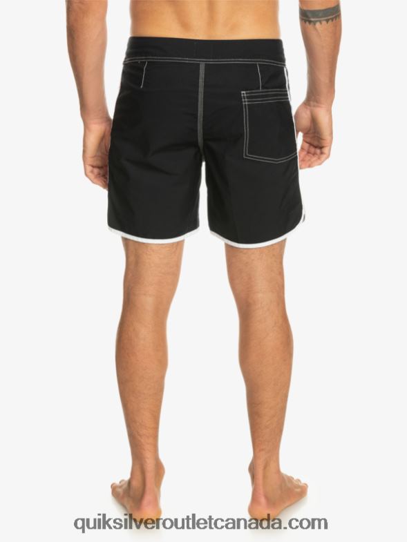 CA Quiksilver Men Original Scallop Snap 16 Boardshorts black TX4R2168