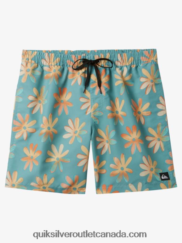 CA Quiksilver Men Re-Mix 17 Volleys cameo blue TX4R2353