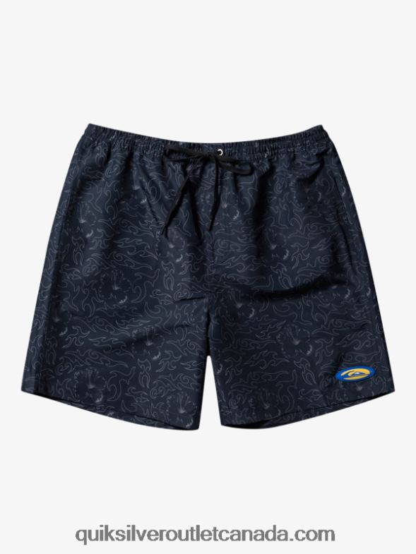 CA Quiksilver Men Saturn 18 Volleys black TX4R2583