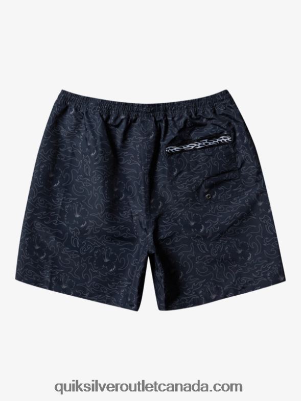 CA Quiksilver Men Saturn 18 Volleys black TX4R2583