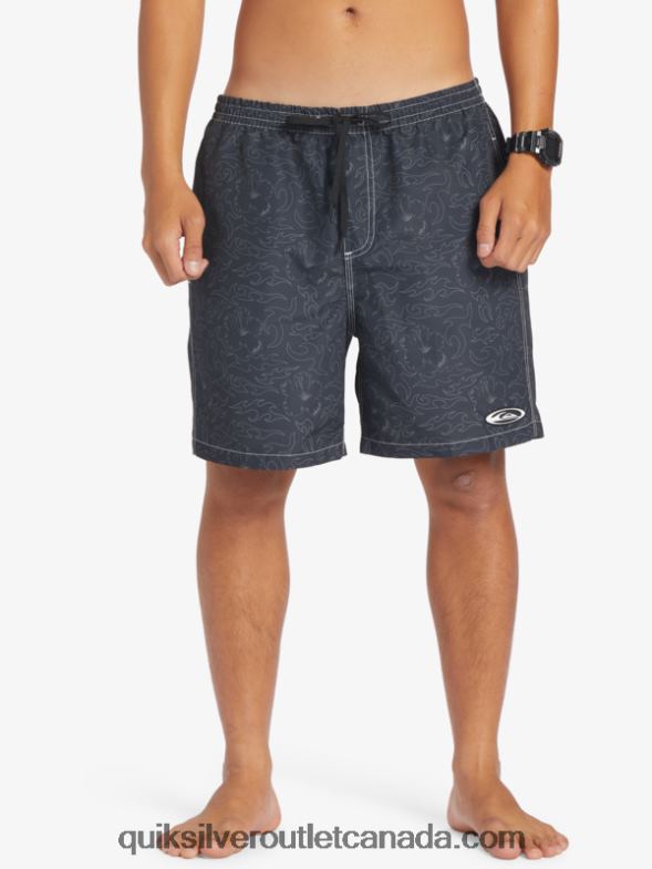 CA Quiksilver Men Saturn 18 Volleys black TX4R2583