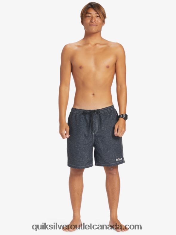 CA Quiksilver Men Saturn 18 Volleys black TX4R2583