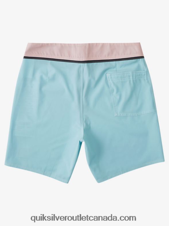 CA Quiksilver Men Solid Snap 17 Recycled Boardshorts blue tint TX4R21828
