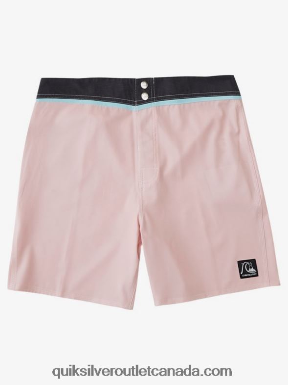 CA Quiksilver Men Solid Snap 17 Recycled Boardshorts soft pink TX4R21829