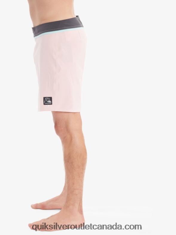 CA Quiksilver Men Solid Snap 17 Recycled Boardshorts soft pink TX4R21829