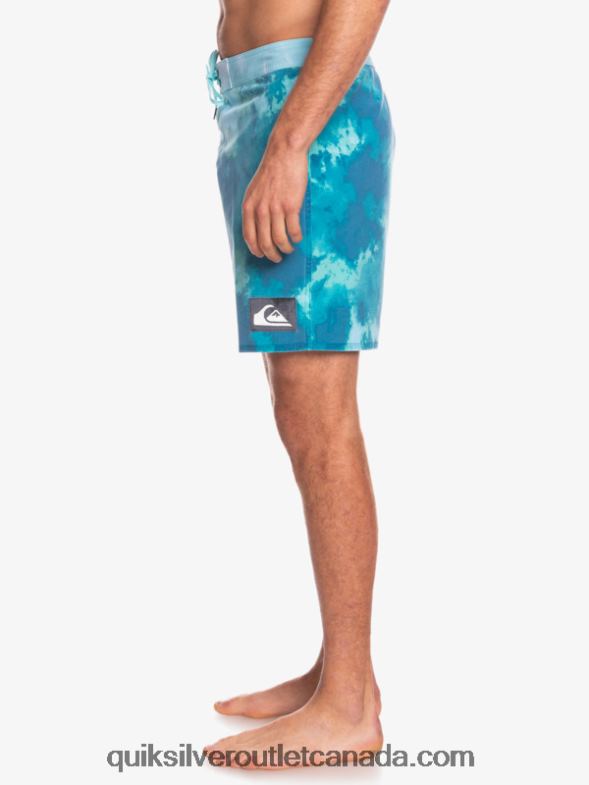 CA Quiksilver Men SurfSilk Acid Wash 18 Boardshorts seaport TX4R21746