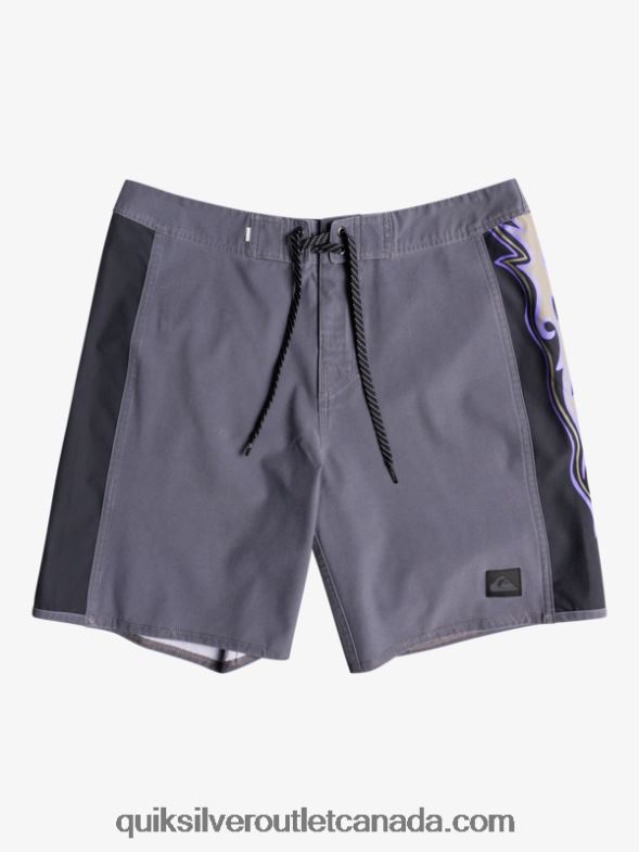 CA Quiksilver Men SurfSilk Arch 18 Boardshorts iron gate TX4R21699