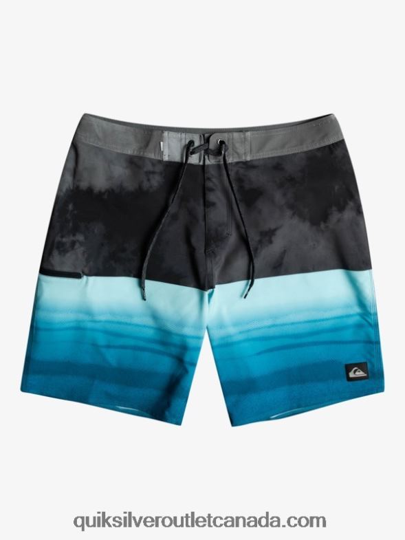 CA Quiksilver Men SurfSilk Five-0 19 Boardshorts black TX4R21798