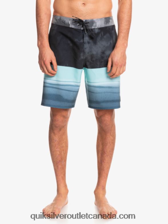 CA Quiksilver Men SurfSilk Five-0 19 Boardshorts black TX4R21798