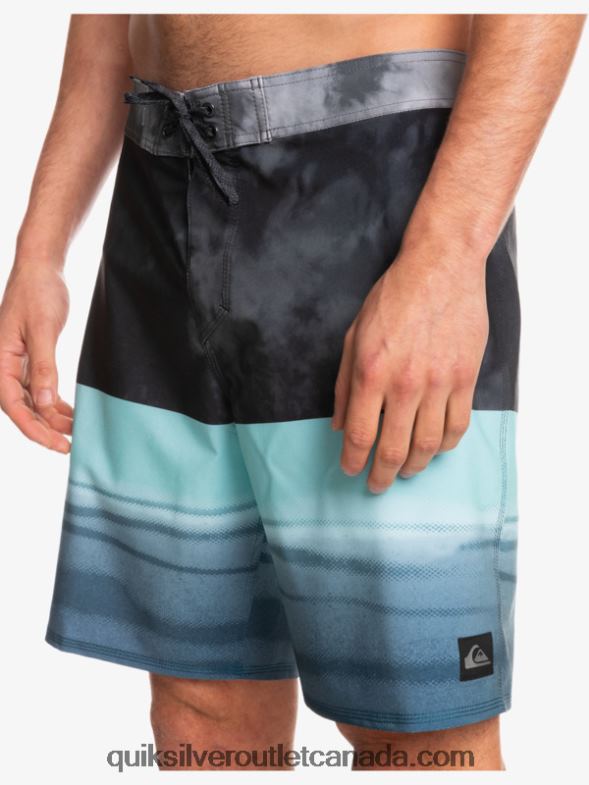 CA Quiksilver Men SurfSilk Five-0 19 Boardshorts black TX4R21798