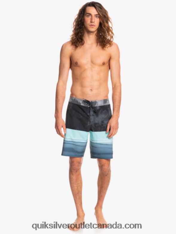 CA Quiksilver Men SurfSilk Five-0 19 Boardshorts black TX4R21798