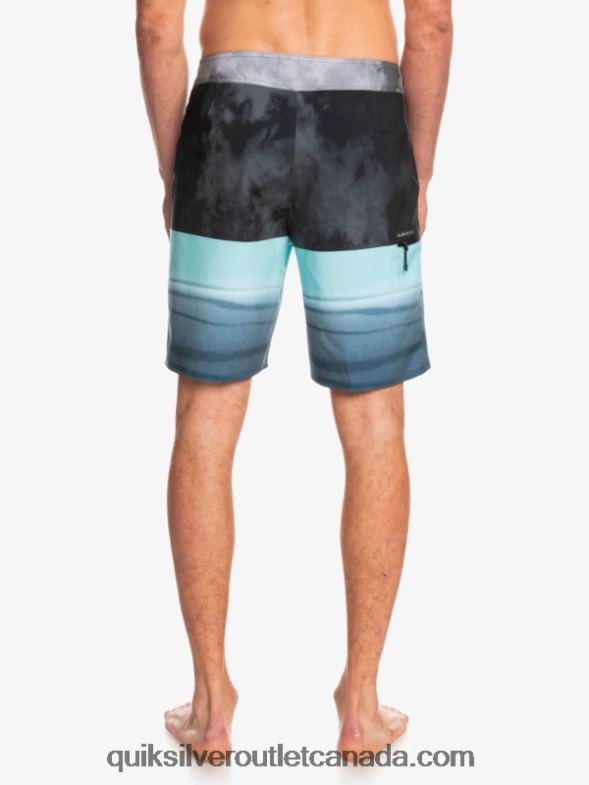 CA Quiksilver Men SurfSilk Five-0 19 Boardshorts black TX4R21798